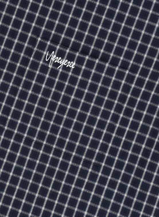 Рубашка YESEYESEE SN-Logo Short Sleeve Check Navy