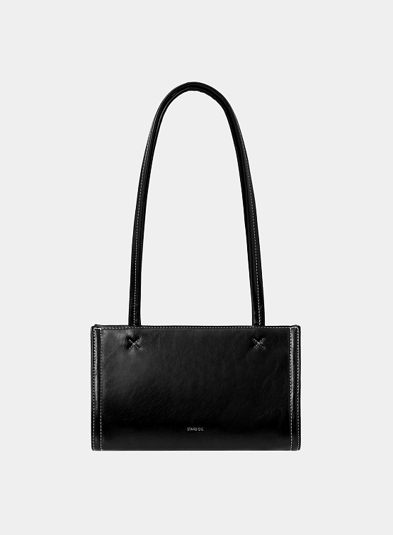Женская сумка STAND OIL Oblong Tiny Stitch Black