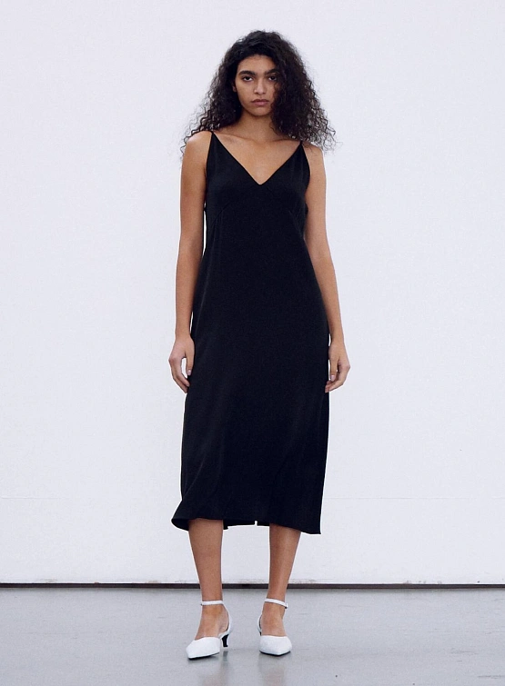 Женское платье Recto Petra Strap Detail Dress Black