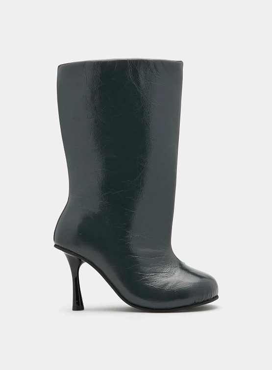 Женские сапоги YUME YUME Roomy Wrinkled Grey