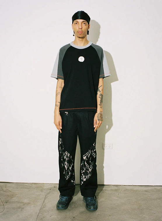 Футболка Jungles Jungles Double Layer Sleeve Black Grey