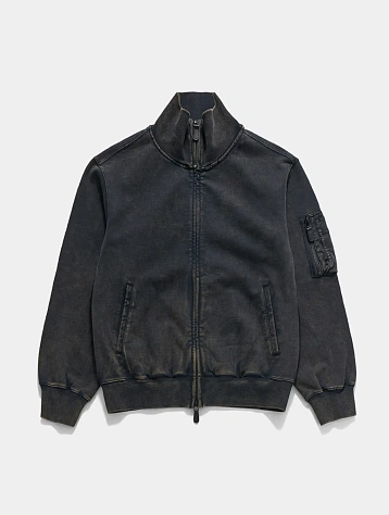 Толстовка на молнии EASTLOGUE Flight Zip Up Vintage Charcoal