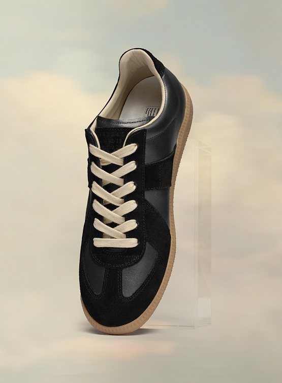 Кеды Maison Margiela Replica Low Top Carry Over Black Gum
