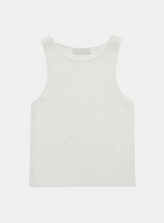 Женский топ AMOMENTO Cut-Out Sleeveless Top Ivory