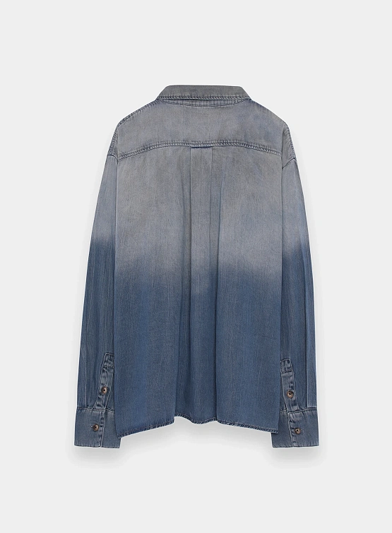 Рубашка ALCHEMIST Titan Shirt Dirty Medium Indigo