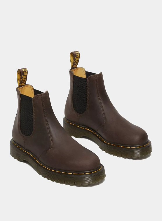 Челси Dr. Martens 2976 Bex Crazy Horse Dark Brown