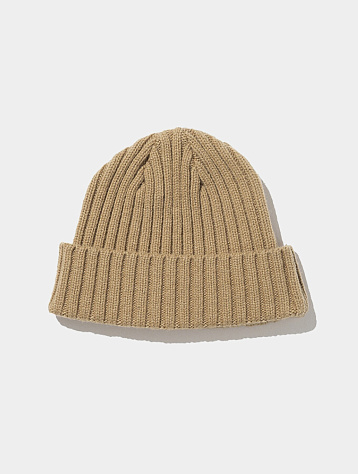 Шапка Uniform Bridge Wool Short Beanie Khaki Beige