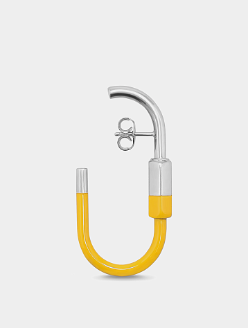 Серьги MM6 Maison Margiela Carabiner Earrings Yellow