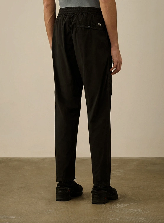 Брюки C.P. Company 50 Fili Stretch Loose Cargo Black