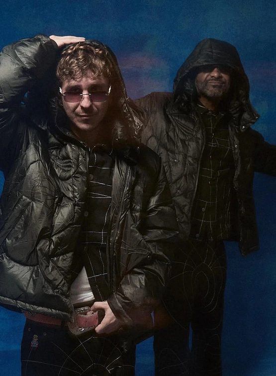 Пуховик KidSuper Kissing Puffer Black