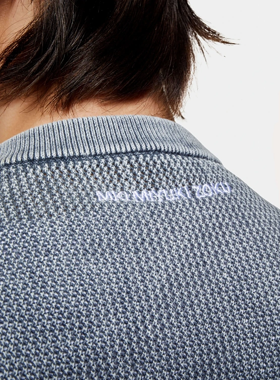 Лонгслив MKI MIYUKI ZOKU Pigment Grey Loose Gauge L/S