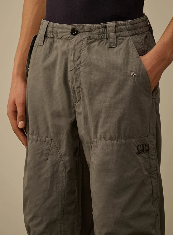 Брюки C.P. Company Cotton Rip Stop Loose Smoked Pearl Grey