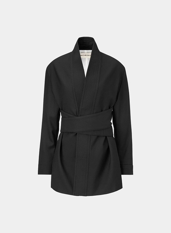 Женский пиджак MORDECAI Wrap Blazer Black