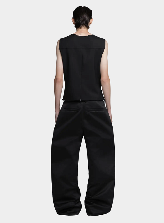 Топ entire studios Tell Tank Black Wool