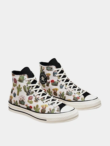 Кеды Converse Chuck 70 Succulent Print High Top Egret