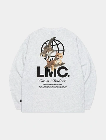 Лонгслив LMC Flying Cats Long Slv Tee Light Heather Grey