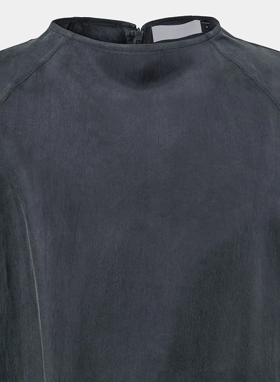 Лонгслив AMOMENTO Raglan Cupro Top Charcoal