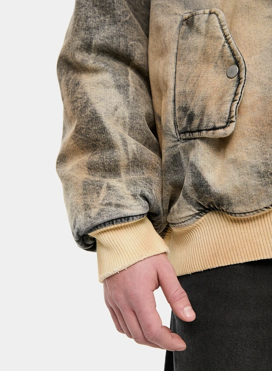 Бомбер ALCHEMIST Creed Jacket Dirty Light Indigo