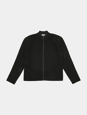 Кардиган AMOMENTO Mock Neck Zip-Up Black