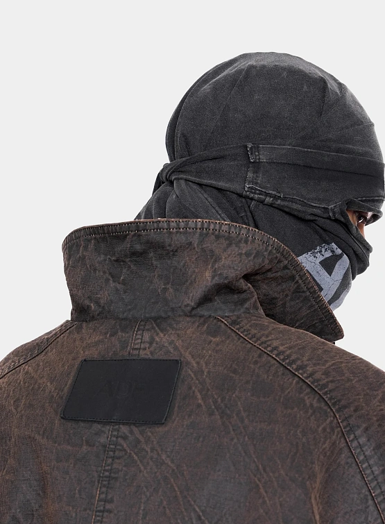 Балаклава ARNODEFRANCE Ninja 'ADF' Washed Black