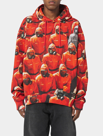 Худи 424 Graphic Print Orange