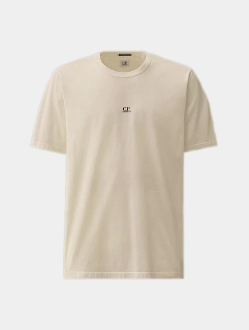 Футболка C.P. Company 70/2 Mercerized Jersey Gauze White