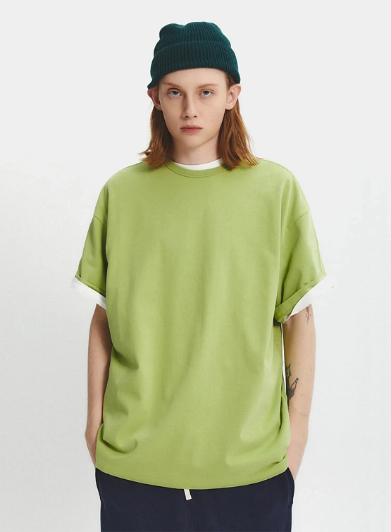 Футболка EASTLOGUE PERMANENT Loose Fit Avocado