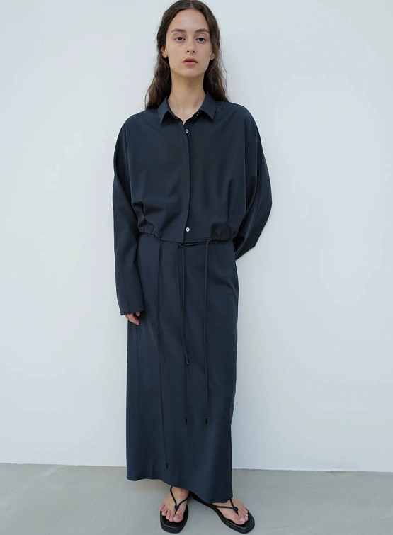 Женская юбка LE17SEPTEMBRE Pencil Midi Steel Blue