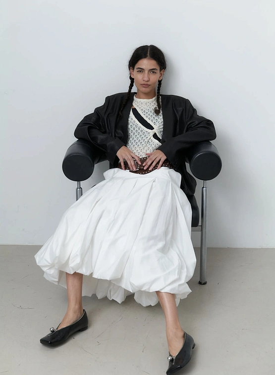 Женские туфли EPINGLER Silver Ball Toe Black