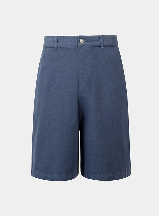 Шорты LE17SEPTEMBRE Over-Dyeing Bermuda Blue