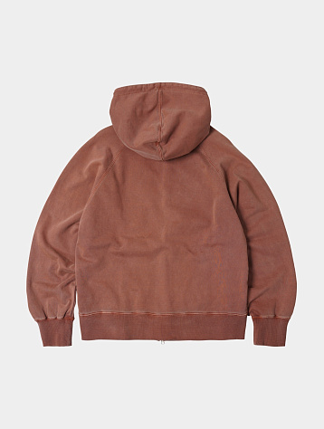 Зип-худи FrizmWORKS Og Pigment Dyeing Brick