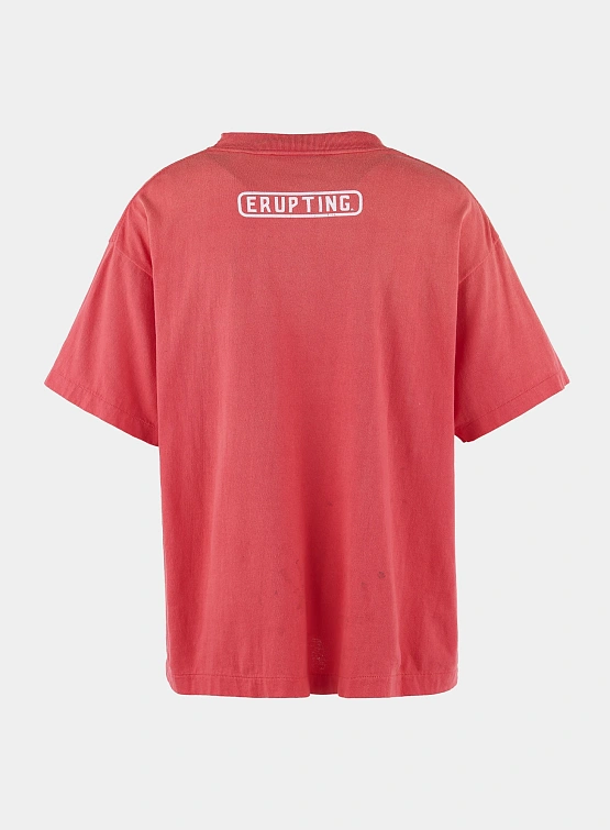 Футболка SAINT MXXXXXX SS Tee Erupting Pink Red