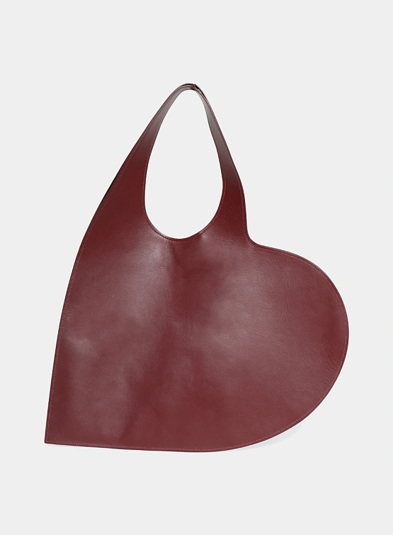 Сумка Coperni Heart Tote Bag Red