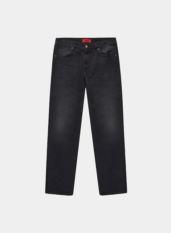 Джинсы 424 Denim Baggy Fit Skou Light Black