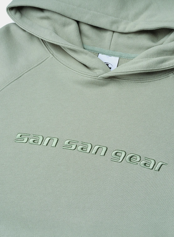 Худи SAN SAN GEAR Nylon Pocket Hoodie Green