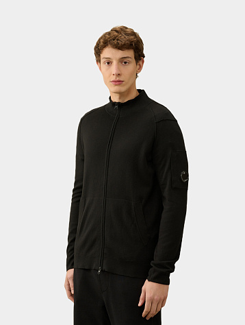 Кардиган C.P. Company Lens-detail Knitted Black