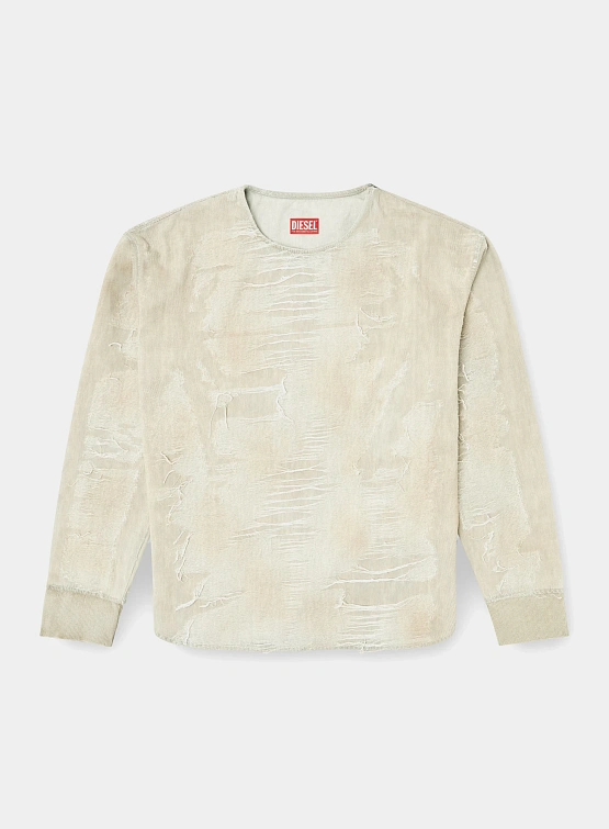 Лонгслив Diesel D-Just-Fsg1 Light Grey