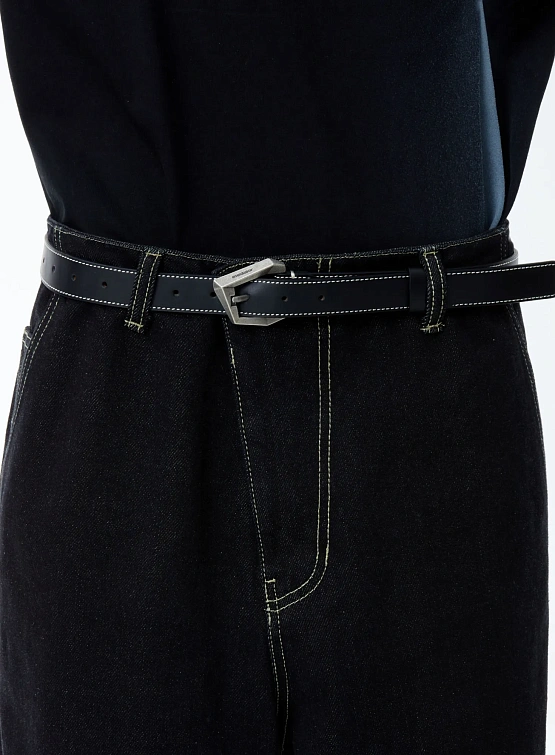 Ремень ADERERROR Keresto Buckle Belt Black