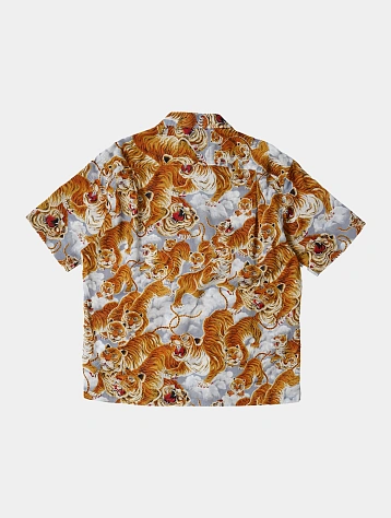 Рубашка FrizmWORKS Tiger Hawaiian Half Gray