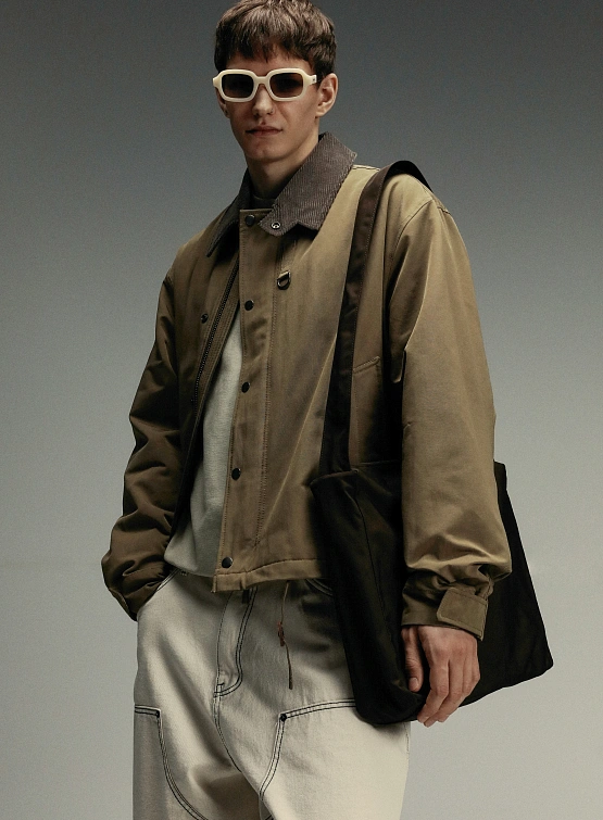 Сумка AMOMENTO Square Big Cross Bag Brown