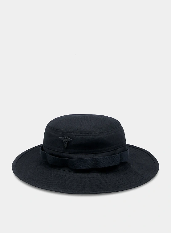 Панама MAHARISHI 6029 Hemp Boonie Hat Black