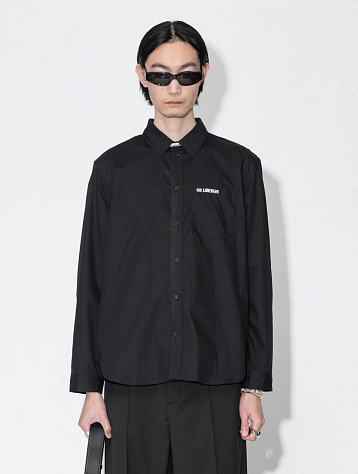 Рубашка Han Kjøbenhavn Logo Regular Fit Shirt Black