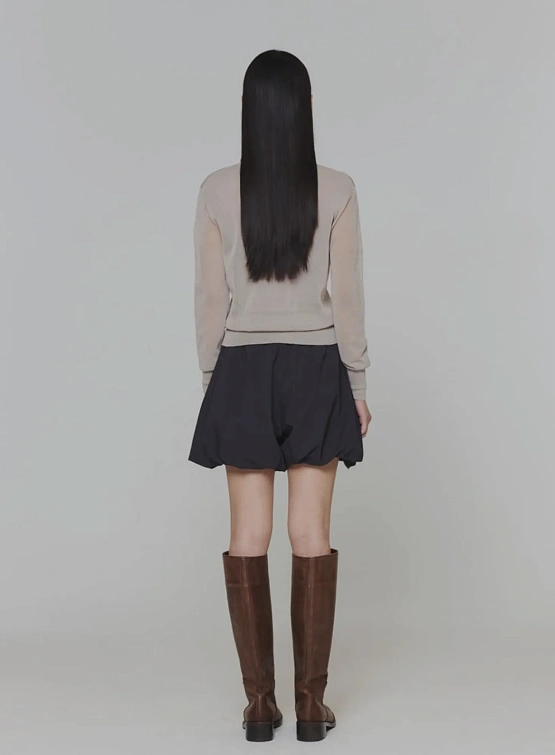 Женский кардиган AMOMENTO Wholegarment Sheer Grey