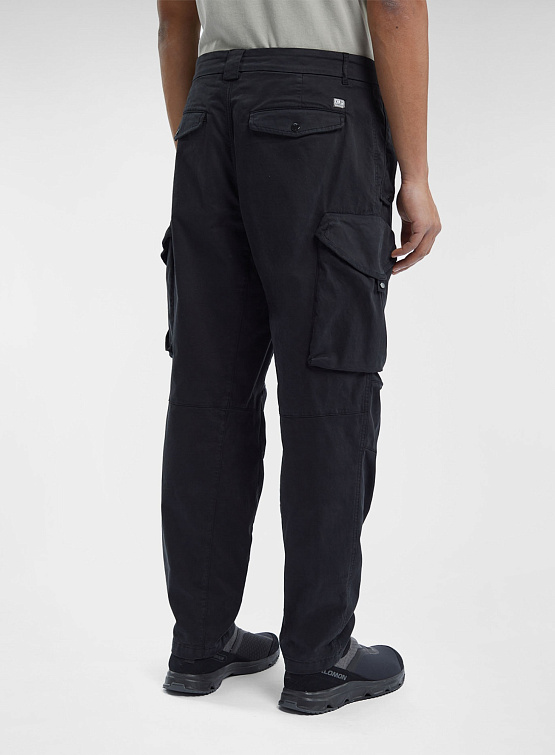 Брюки C.P. Company Stretch Sateen Loose Black
