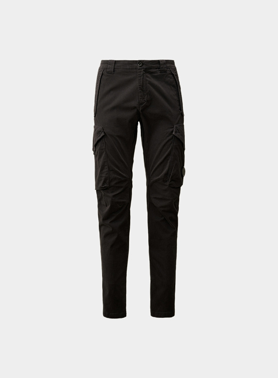 Брюки C.P. Company Stretch Sateen Ergonomic Lens Black Sand