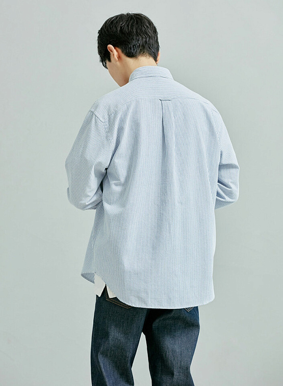 Рубашка FrizmWORKS Og Stripe Shirt Blue