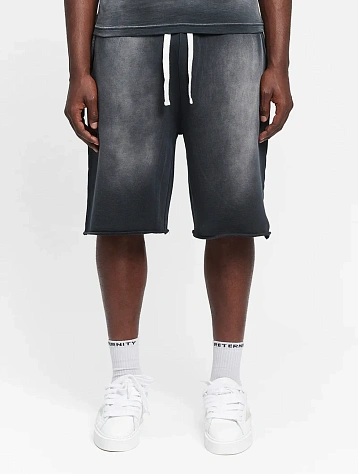 Шорты RETERNITY Unfinished Cotton Washed Black