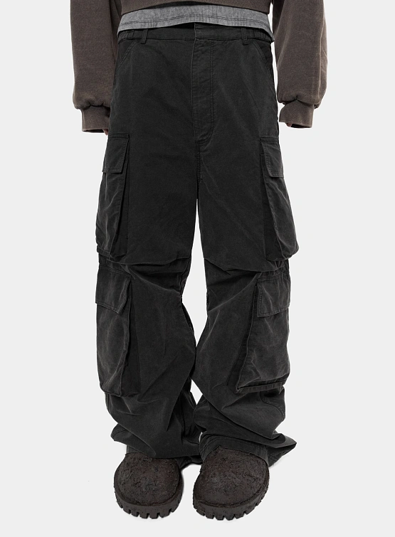 Брюки ARNODEFRANCE Rave Cargo Washed Black