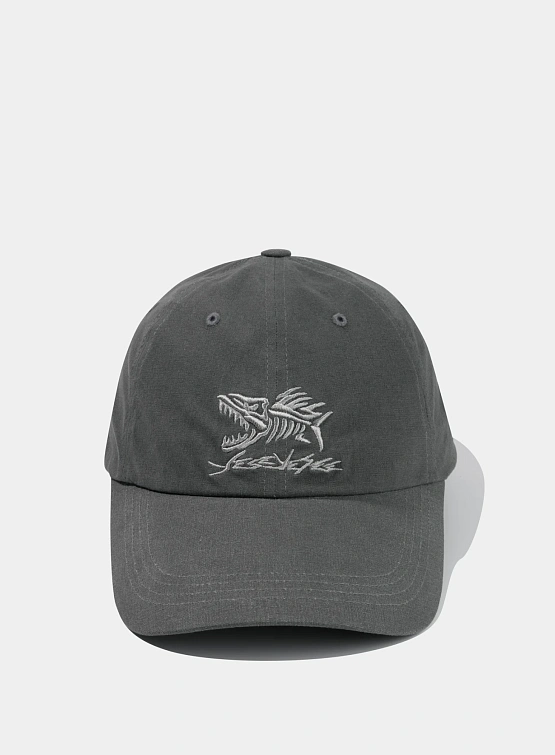 Кепка YESEYESEE Fish Born Flexible Grey