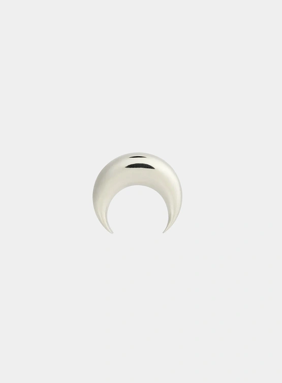 Серьга Marine Serre Plated Moon Stud Shiny Silver